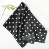 Spring Ladies Dots Pattern Silk ImitationSmall Scarf Square Scarf, Size:60 x 60cm(White)