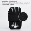 2 PCS Running Mobile Phone Arm Bag Sports Wrist Bag Universal For Mobile Phones Within 6 Inche, Colour: Black Doll