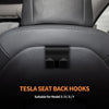 For Tesla Model 3/Y 2pcs Rear Seat Headrest Plastic Hook(Black)