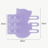 Cat Self Groomer Brush, Purple - Table Leg Mount