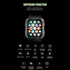 C20Plus 1.81-inch Health Monitoring Waterproof Bluetooth Call Smart Watch, Color: Black Steel