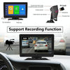 P702D 7 inch Portable Touch Display Wireless Car Navigator Dual-lens Smart Driving Recorder