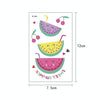 20 PCS Waterproof Painted Fruits Vegetables Plants Children Tattoo Stickers(EC-554)