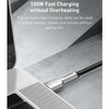 Baseus CATJK-D06 Cafule Series 100W Type-C / USB-C to Type-C / USB-C Metal Charging Data Cable, Length:2m(Dark Green)