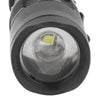 SK68 180lm Zoom Lens LED Flashlight, CREE Q3-WC LED,  1-Mode, White Light, with Clip(Black)