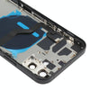 iPhone 12 Back Cover Assembly (Black) with Keys & Wireless Charging