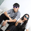 Fashion Sunglasses Action Game Toys Square Glasses(Purple)
