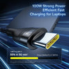 Baseus Flash Series 3 100W 2 to 3 USB and Type-C to 8 Pin and Dual Type-C Fast Charging Data Cable, Length: 1.5m(Black)