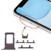 iPhone 11 SIM Tray & Side Key - Black