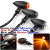 2 PCS KC805 Motorcycle Retro Metal Turn Signal Light (Yellow)