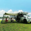 Rear Mosquito Repellent Sun Protection Tent RV Canopy Awning(Green)