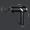 HB-008  Triangular Electric Fascia Gun Body Massage Gun, Specification: Button Style(Silver)