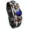 Twelve Constellations Night Light Leather Rope Bracelet Woven Beads Bracelet, Style: Virgo