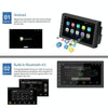 A2222KT 7 Inch Android Navigation WiFi Version 1+32G GPS Bluetooth 2.5D Screen Car Central Control MP5 Player, Style: Standard+12Lights Camera