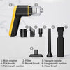 6-in-1 Car Handheld Vacuum Cleaner Multifunctional Strong Suction Air Pump, Color: Standard Yellow