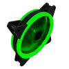 COOLMOON 12cm Dual Aperture Computer Mainframe Chassis Dual Interface Fan(Green)