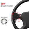 3R-2151 Car Auto Universal Steering Wheel Spinner Knob Auxiliary Booster Aid Control Handle Car Steering Wheel Booster Wheel Strengthener Auto Spinner Knob Ball(Black)