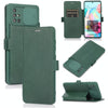 For Samsung Galaxy A71 Push Window Double Buckle PU + Silicone Horizontal Flip Leather Case with Holder & Card Slot(Green)