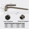 Valve Gongs / Valve Screw Spanner / Motorbike Valve Screw Adjustment Tool(10mm hexagonal / 3.5mm Square Hole)