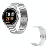 GT3Pro 1.28-Inch Health Monitoring Bluetooth Call Smart Watch With NFC, Color: Silver Three-bead Steel