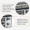 BAIJIALI BJL-1202AC Two Bands Retro Radio Portable Outdoor Large-capacity Storage Volume Speaker Player(Silver)