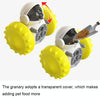 Dog Treat Puzzle Toy, Swing Car Food Dispenser, Yellow