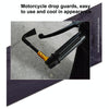 2 PCS Universal 22mm Shockproof Protection Rod CNC Horn Shape Handbrake Motorcycle Modification Accessories(Black)