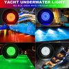Ship / Yacht 10-30V 90LEDs Waterproof Stainless Steel Underwater Light (Blue Light)