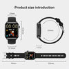T12Pro 1.85-inch IP67 Waterproof Sports Health Monitoring Bluetooth Call Smart Watch(Pink)