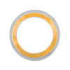 Car Aluminum Steering Wheel Decoration Ring For Cadillac(Silver)