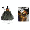 Halloween Terror Pumpkin Doll Pendant Haunted House Party Hanging Ghost Props(Purple)