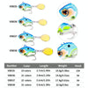 HENGJIA VIB035 Small Whirlwind Sequins Fake Bait Sinking Water VIB Lure, Size: 16g(9)