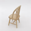 3 PCS 1:12 Doll House Chair Furniture Mini Scene Display(Log Color)
