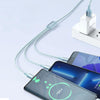 ROMOSS CB25 3 In 1 3.5A  8 Pin + Micro USB + Type C/USB-C Cable 1.5m(Space Gray)