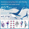10pcs Waterproof Small Fresh Water Transfer Color Tattoo Stickers(RC-507)