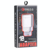 LZ-2117 18W QC3.0 3.1A USB Fast Charger, EU Plug(White)