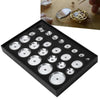25pcs/set Aluminum Watch Back Case Closer Press Dies Watch Repair Tool