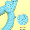 Crocodile Pliers Dog Chew Toy - Blue - Durable TPR Teething Stick