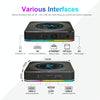 X96 X4 8K Smart TV BOX Android 11.0 Media Player with Remote Control, Amlogic S905X4 Quad Core ARM Cortex A55, RAM: 4GB, ROM: 64GB, Support 100M, Dual Band WiFi, Bluetooth, UK Plug