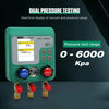 2pcs / Set DUOYI DY523 Automotive Vacuum Pressure Gauge Liquid Charge Fluorine Repair Electronic Refrigerant Meter