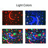 Small Ball USB Rotating Starry Sky Ocean Projector Night Light(White)