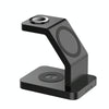 S6 3 In 1 Multi-function Magnetic Wireless Charger Stand for iPhone & iWatch & AirPods(Black)