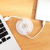 Multi-functional Data Cable Organizer Hole-free Plug Fixer Small Objects Hanger(Transparent)