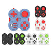 Decompression Handle Fidget Cube Dice Decompression Finger Sports Toy(Four-page Handle - Gray Black)