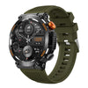 HT17 1.46 inch Round Screen Bluetooth Smart Watch, Support Health Monitoring & 100+ Sports Modes(Green)