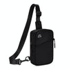 Outdoor Sports Chest Bag Lightweight Cell Phone Crossbody Packs(Black)