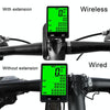 2.8 inch English Wireless Waterproof Cycle Computer LCD Odometer Speedometer with Extension Holder