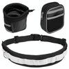 Reflective Dog Running Belt & Lead Set with Bags (Red)