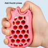 Honeycomb Elastic Finger Exerciser Hand Grip Strengthener Training Grip Ring 20LB Pink