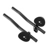 BG-HX-FS-04 Bicycle Aluminum Alloy Frosted Split Rest Bar Mountain Long-Distance Rest Bar Road Bike Bend Bar Riding Equipment(Black)